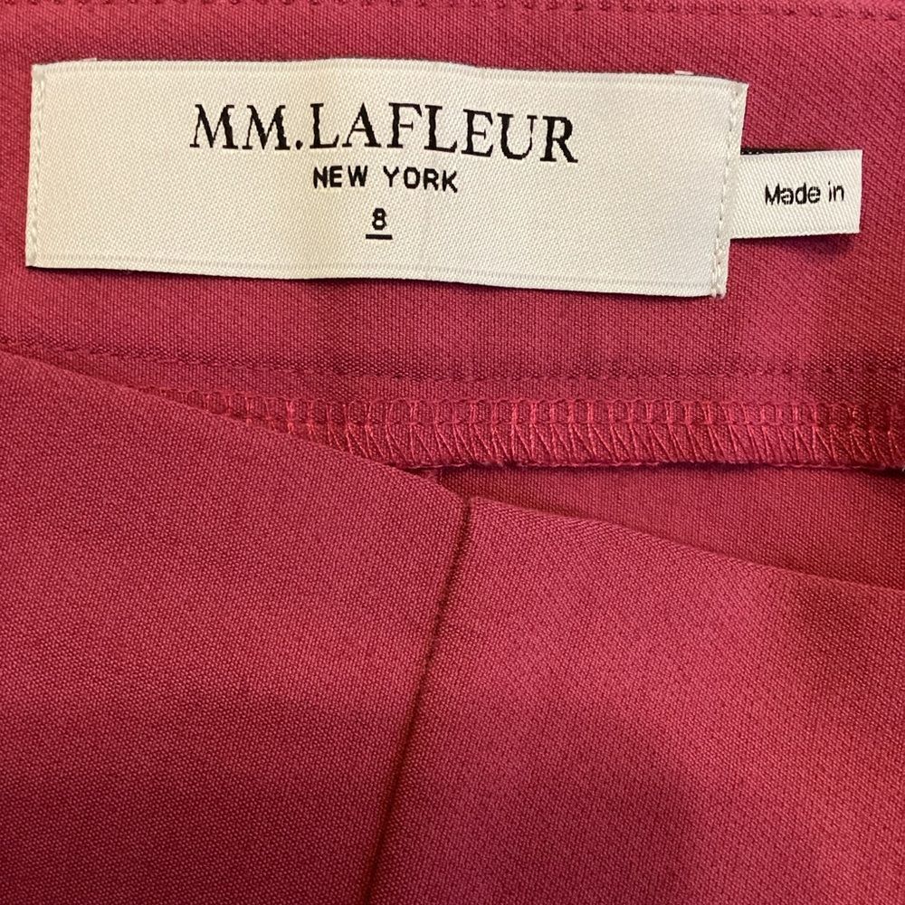 MM LaFleur Marais Everstretch Pant Pink High-Waist Cropped Size 8 - Picture 8 of 12